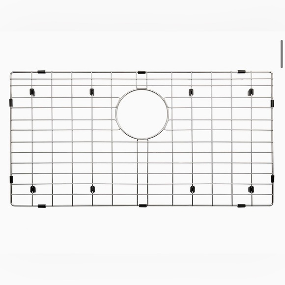 Serene Valley Sink Protector Grid, Stainless Steel, Rear Drain, (NLW2815R) - Picture 1 of 3